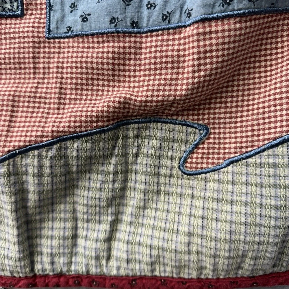 Vintage‎ Noahs Ark Animals Baby Crib Quilt Sheep Turtles Whales Niko